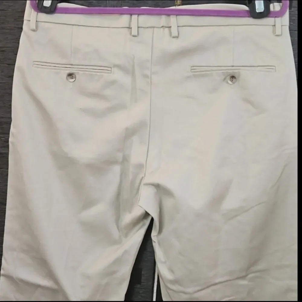 Dockers Signature Khaki Slim Fit D1 Pants Men’s 36x29 No Wrinkle Cotton